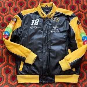 Nascar Racing Kyle Busch M&M Jacket coat Men's XXL Toyota Sprint Cup Series